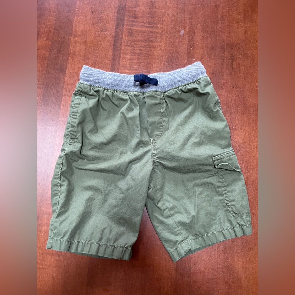 Carters Boys Green Cargo Shorts